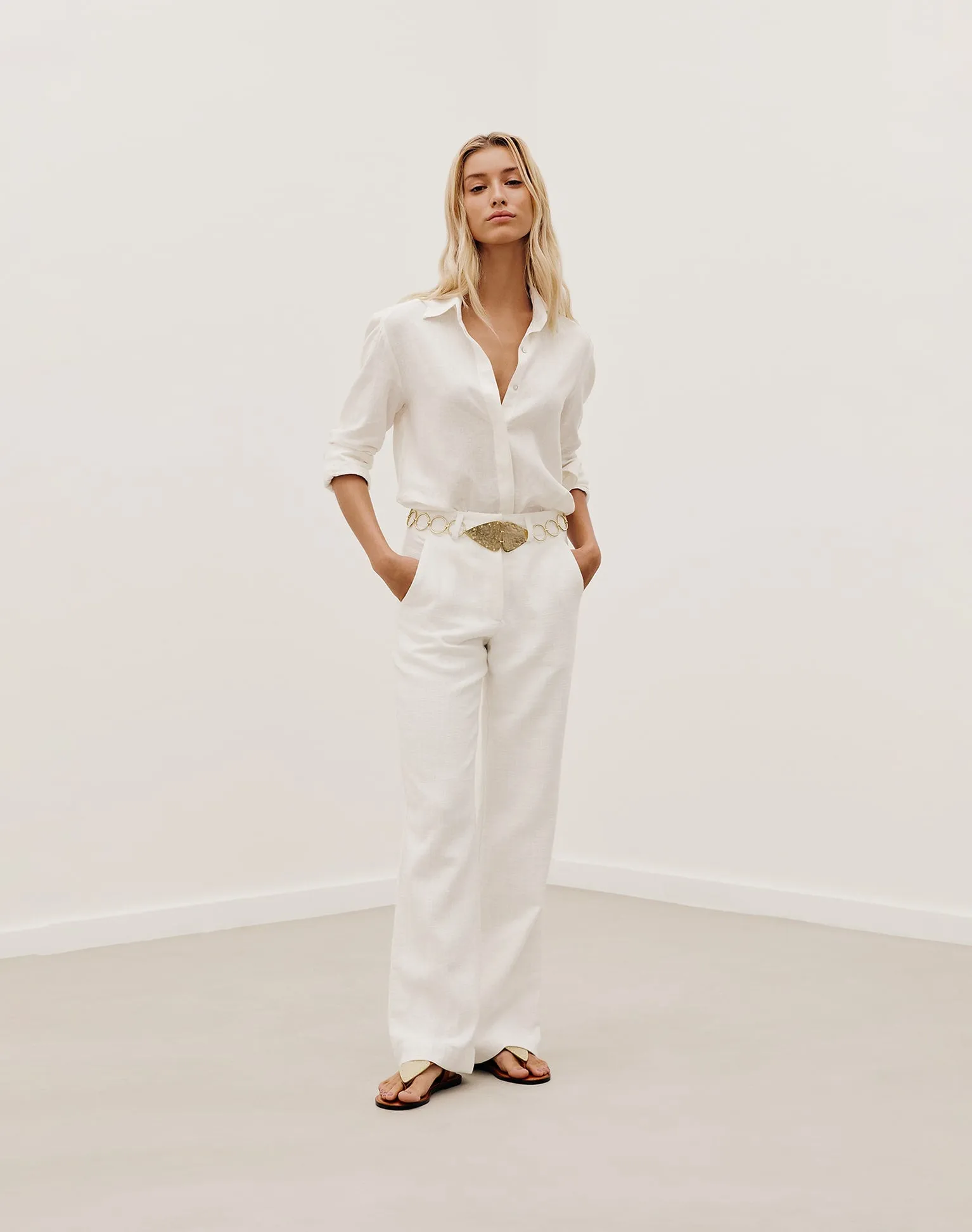 Jaque Long Sleeve Blouse (exchange only) - Off White sold by Vix product image thumbnail 2