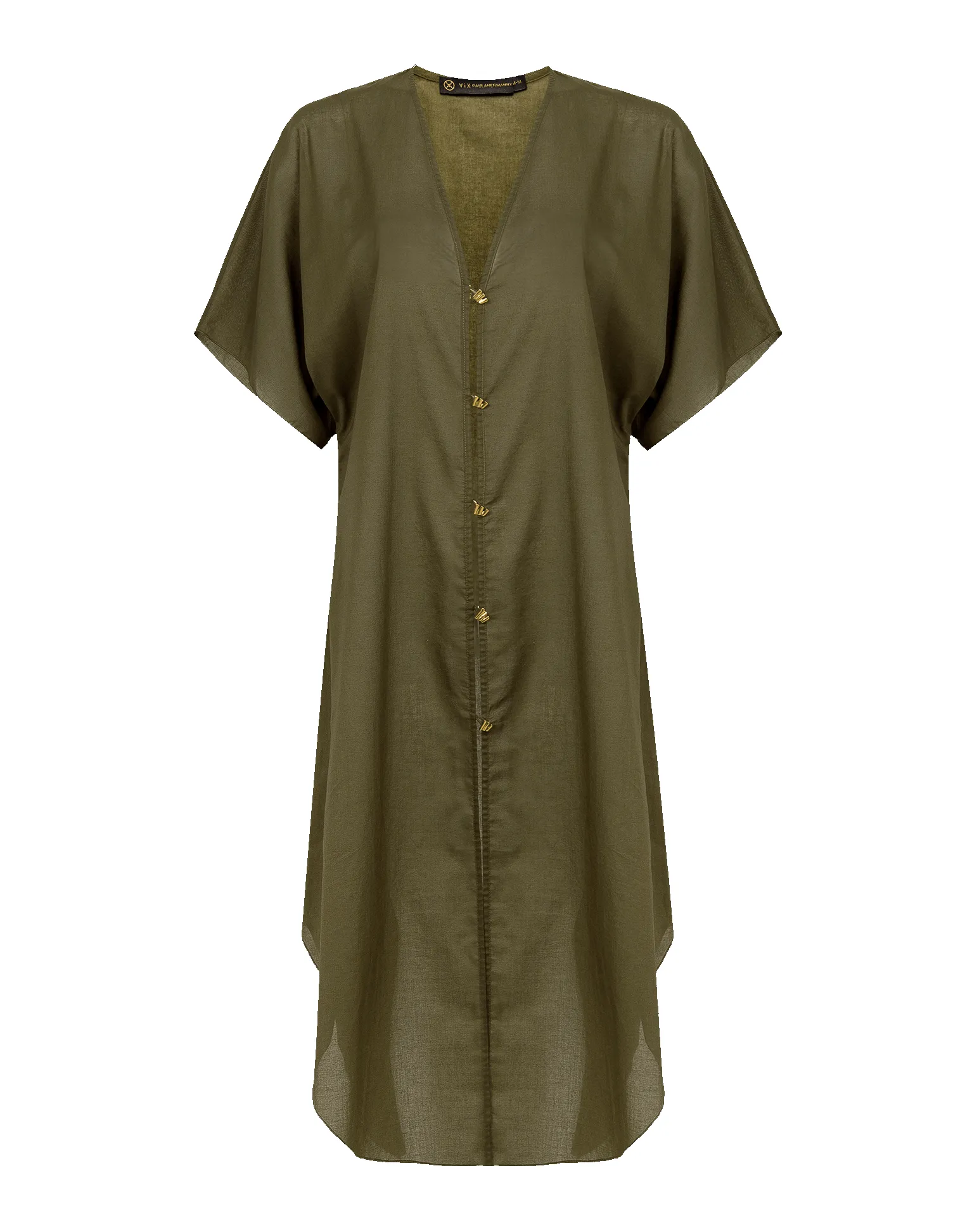 Braid Long Caftan - Evergreen sold by Vix product image thumbnail 5