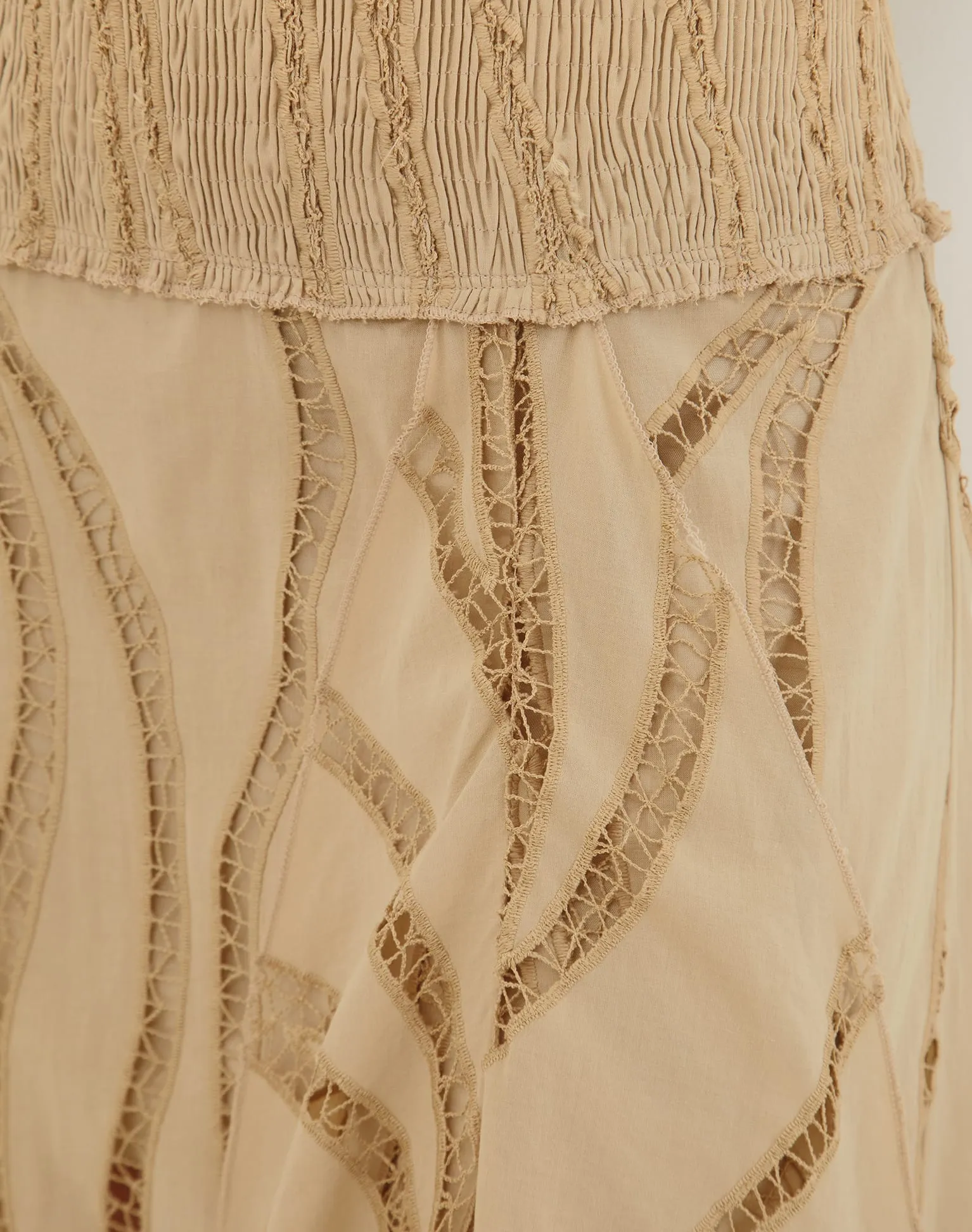 Belle Midi Dress - Santal sold by Vix product image thumbnail 4