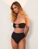 Ribbed Bela Hot Pant Bottom - Black sold by Vix