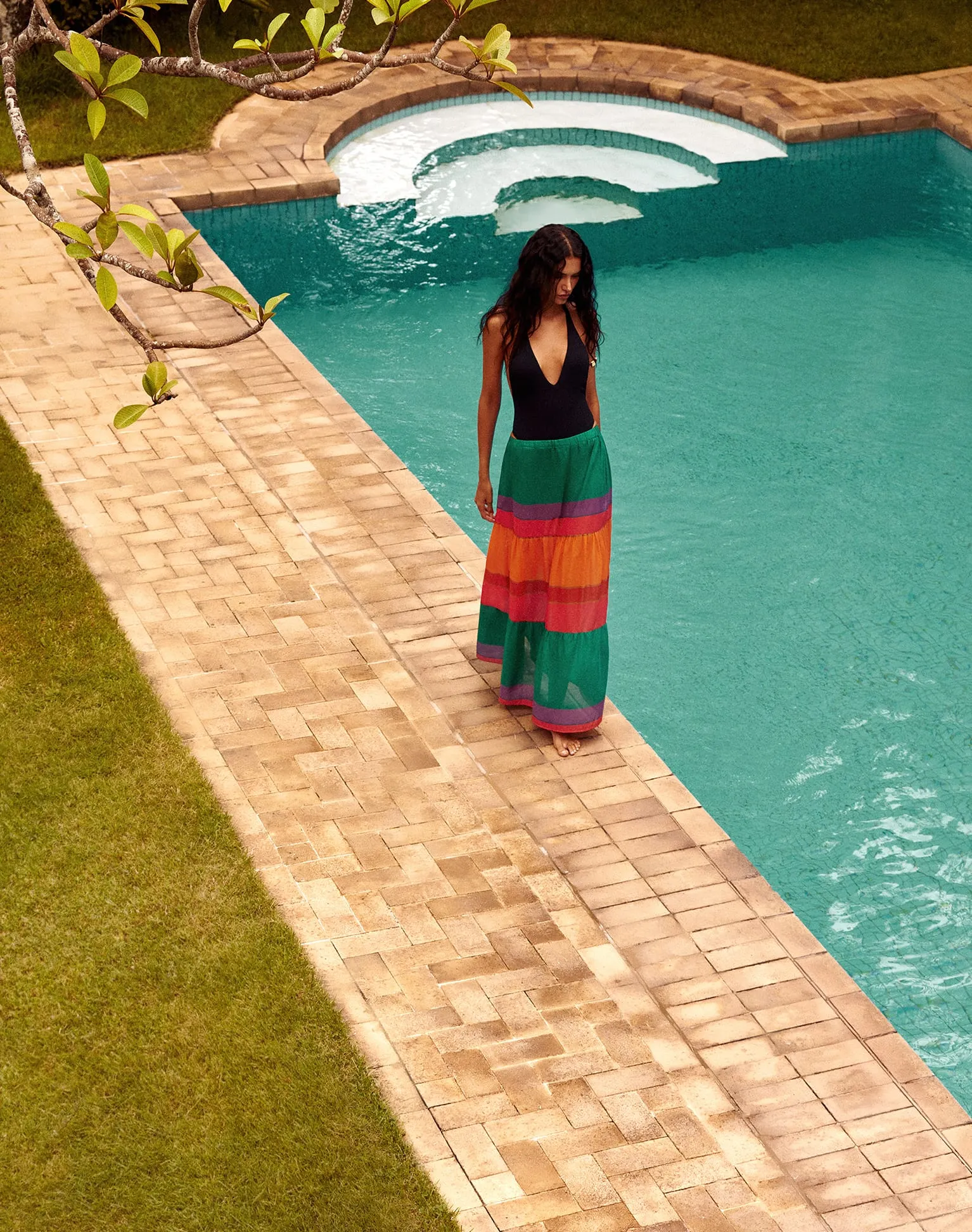 Helen Long Skirt - Heatwave sold by Vix product image thumbnail 2