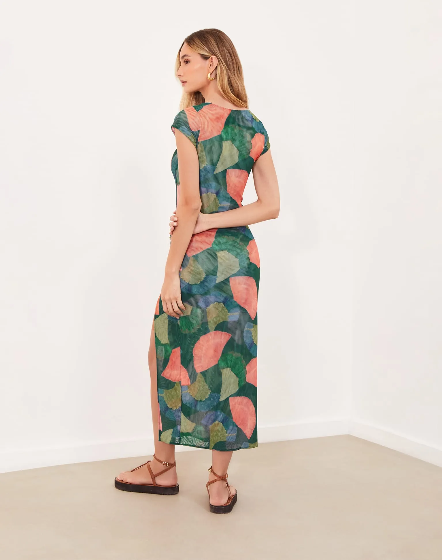 Suzi Midi Dress (exchange only) - Waterlily sold by Vix product image thumbnail 2