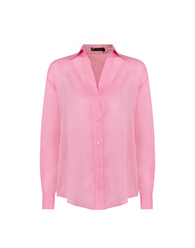 Lyra Long Sleeve Blouse - Gerbera sold by Vix