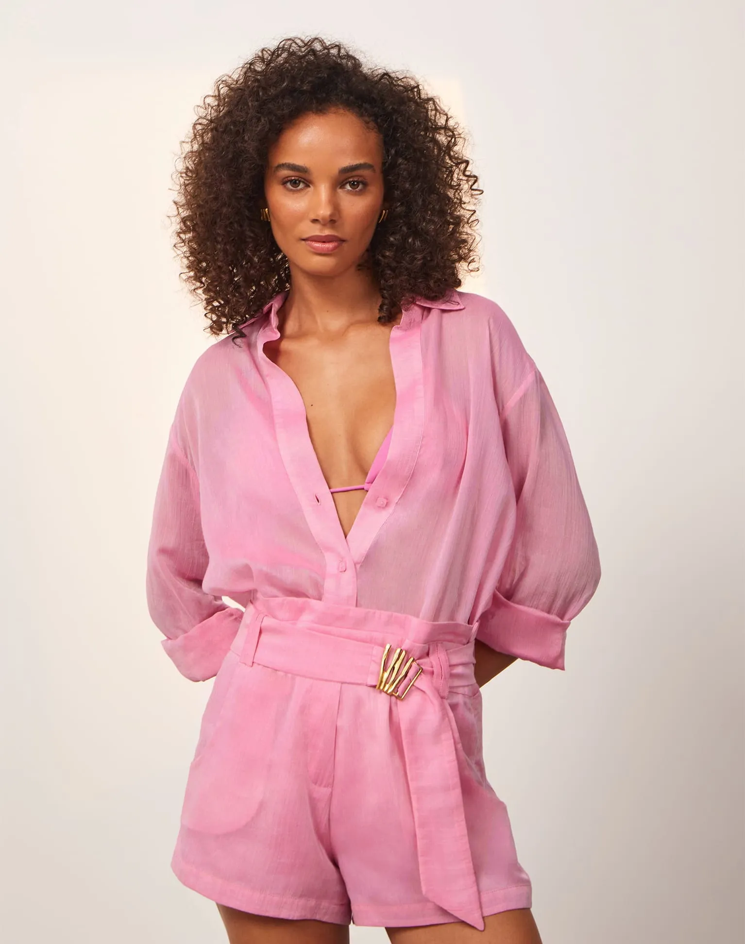 Lyra Long Sleeve Blouse - Gerbera sold by Vix product image thumbnail 2