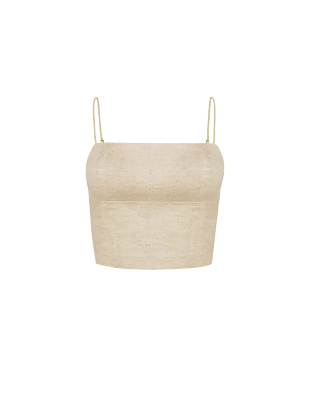 Anika Crop Top - Natural sold by Vix