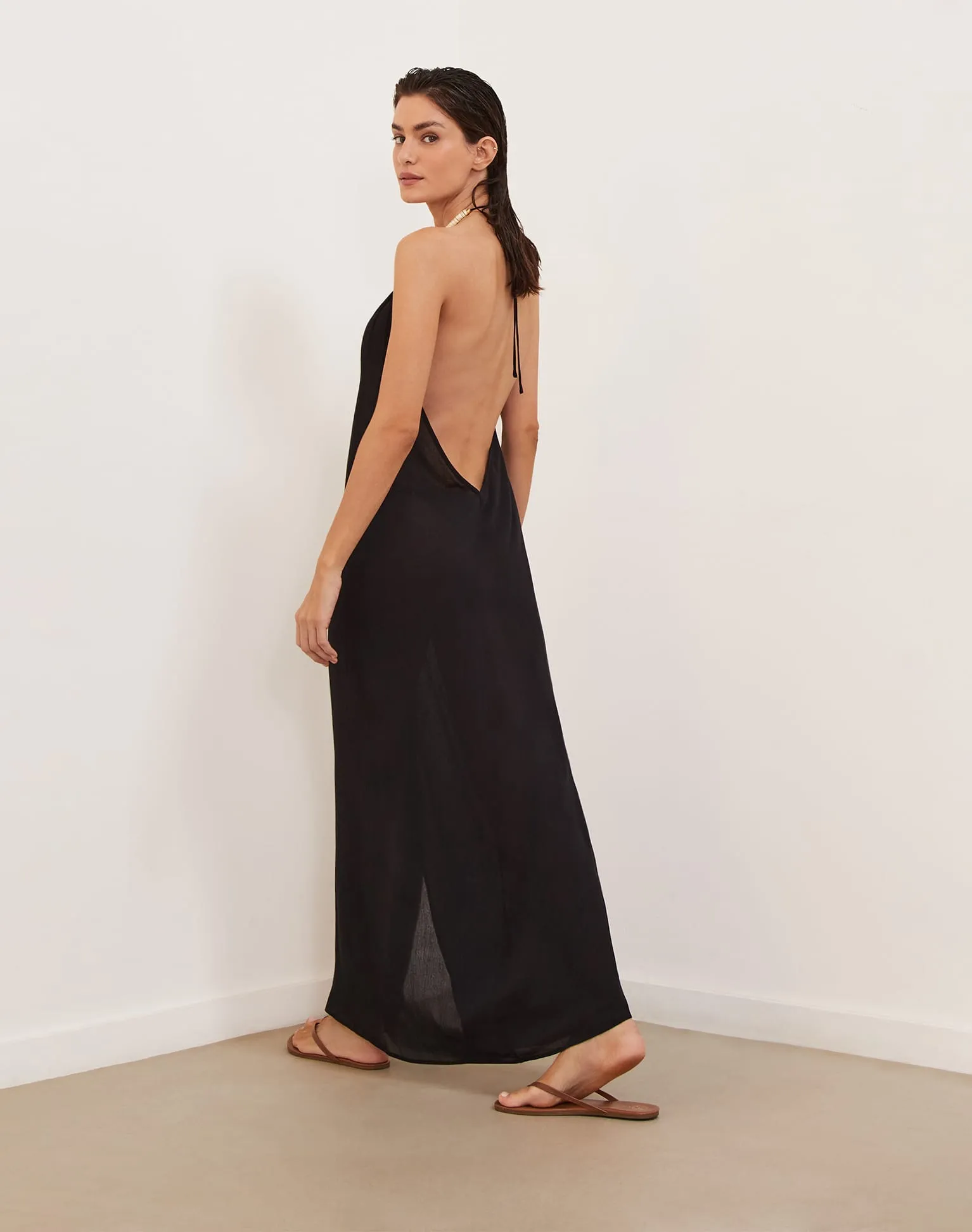 Cloe Long Cover Up - Black sold by Vix product image thumbnail 2