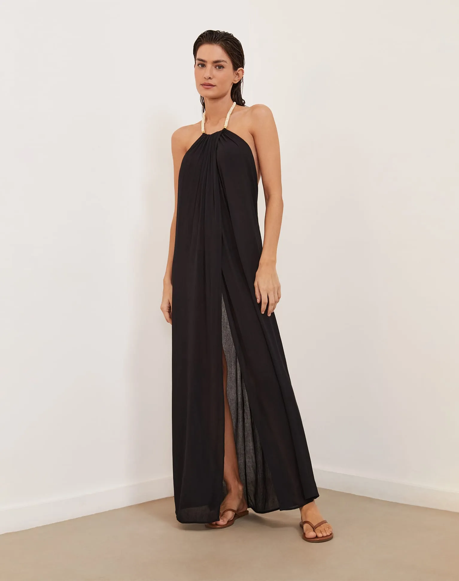 Cloe Long Cover Up - Black sold by Vix product image thumbnail 3