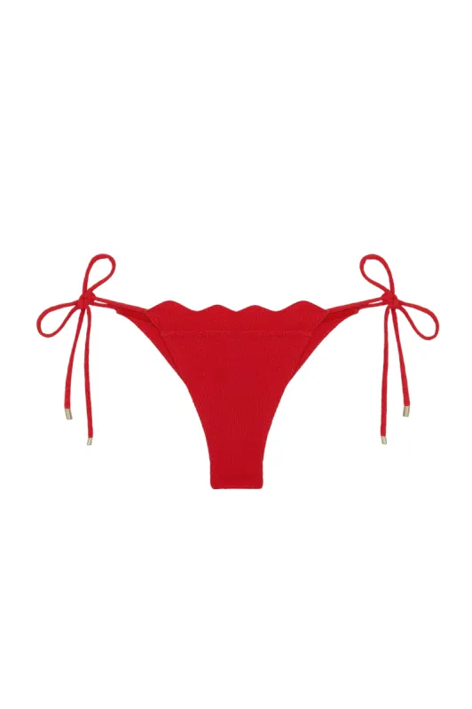 Firenze Lou Tie Side Bottom - Red Pepper sold by Vix