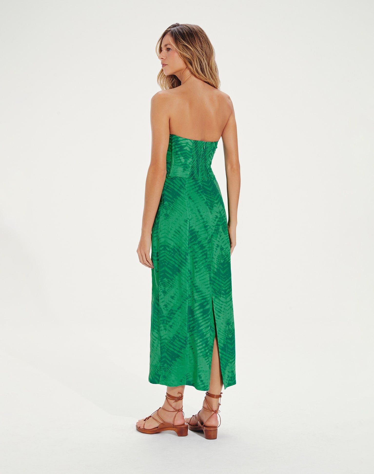 Lizzy Long Dress - Tamale Cactus sold by Vix product image thumbnail 3