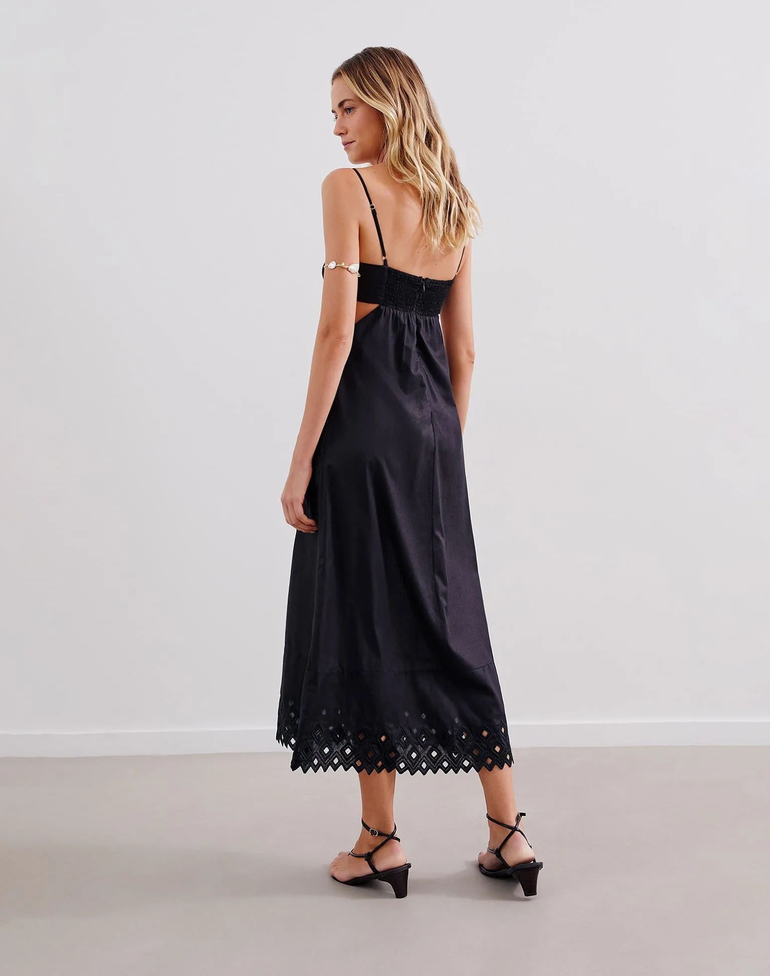 Tess Long Dress (exchange only) - Black sold by Vix product image thumbnail 2