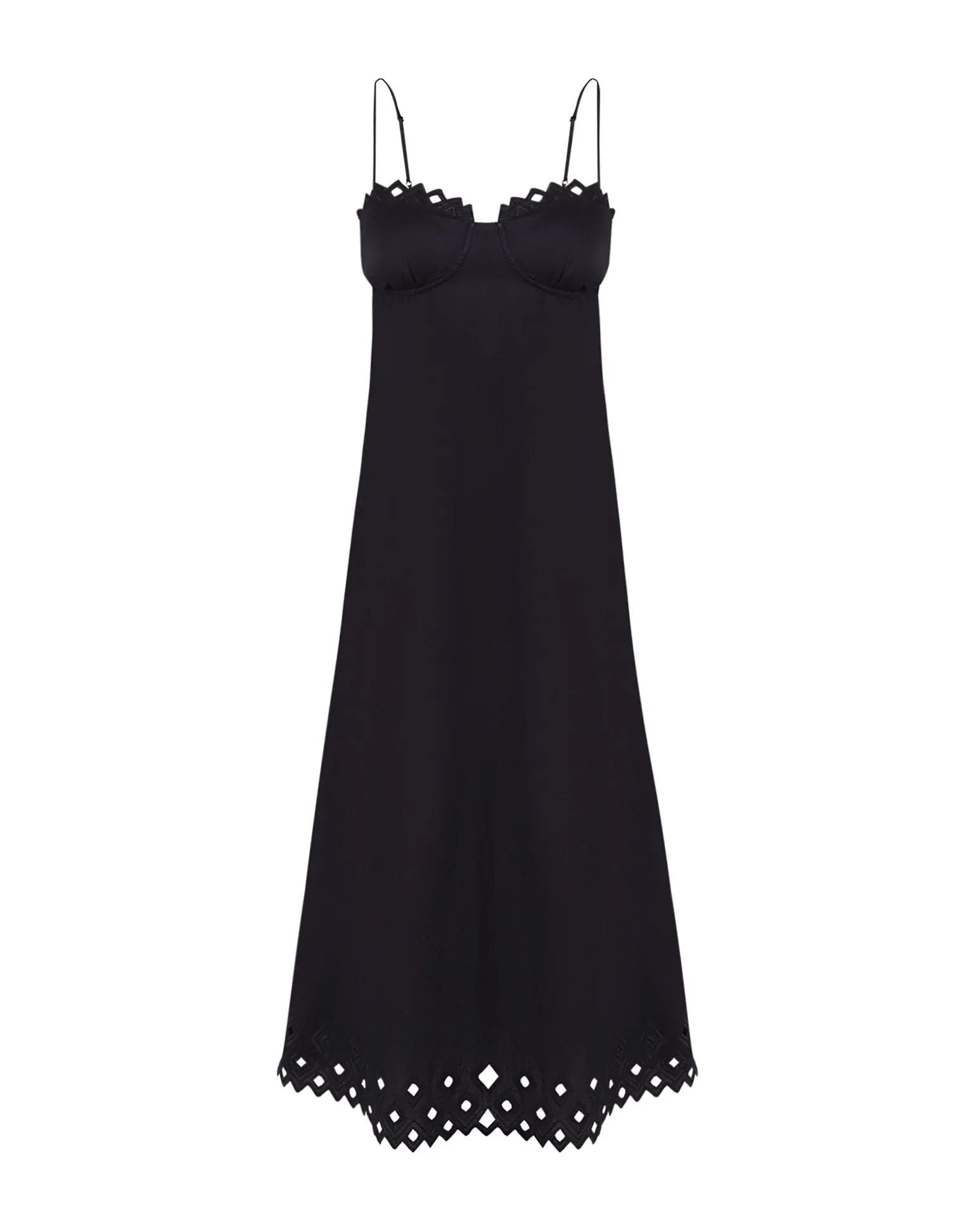 Tess Long Dress (exchange only) - Black sold by Vix product image thumbnail 4