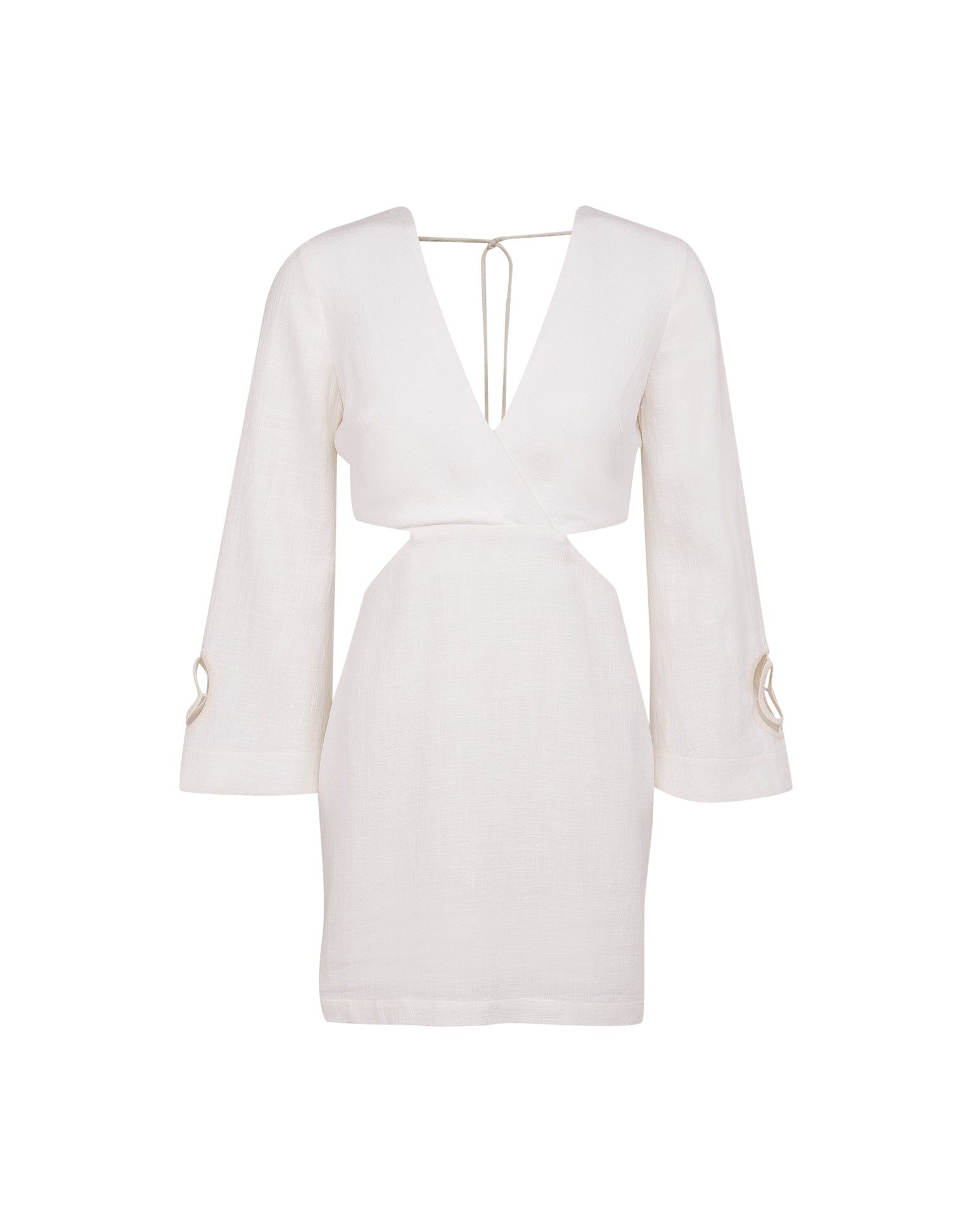 Leida Detail Short Dress - Off White sold by Vix product image thumbnail 6