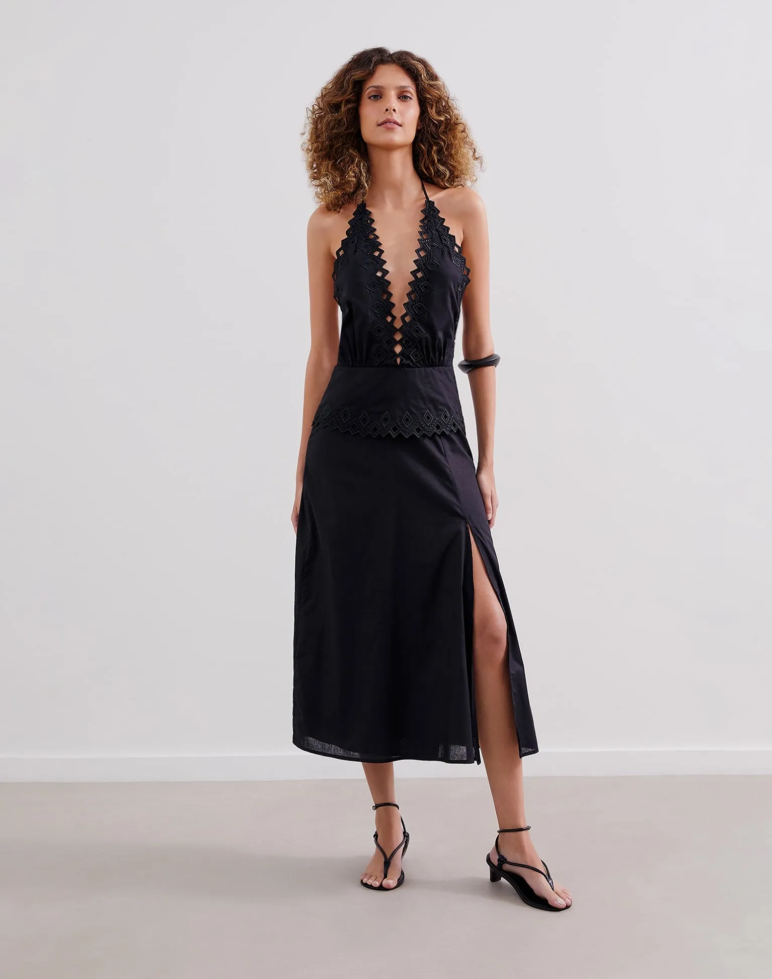 Tara Midi Dress (exchange only) - Black sold by Vix