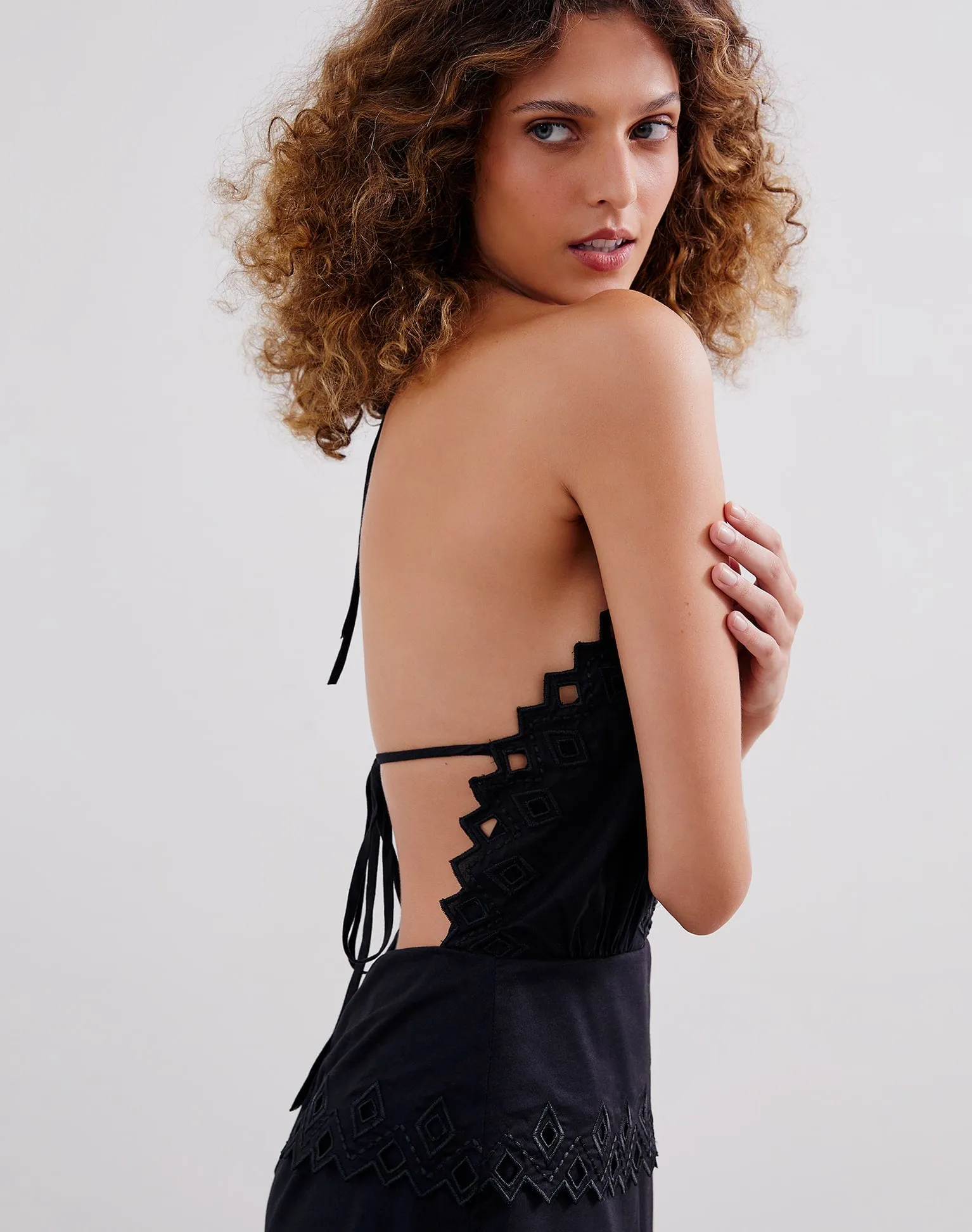 Tara Midi Dress (exchange only) - Black sold by Vix product image thumbnail 4