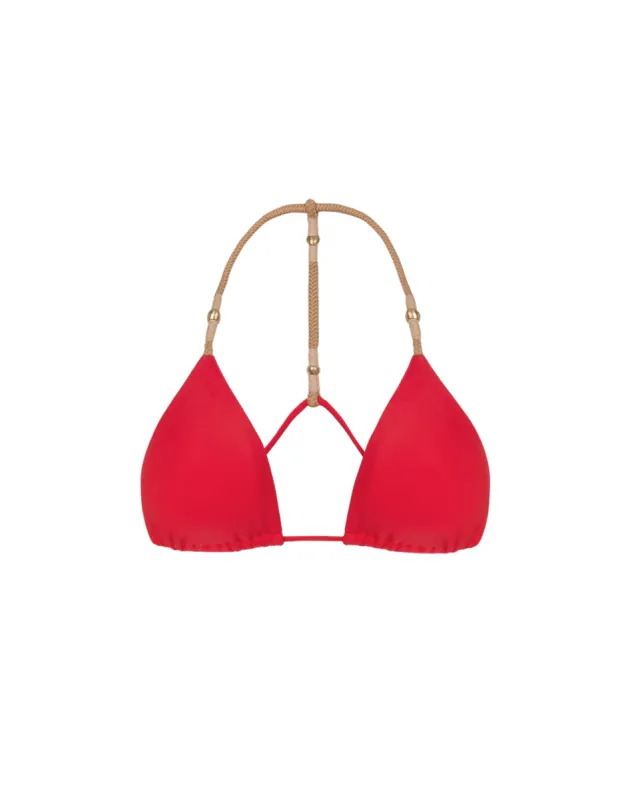 Layla T Back Top - Red Poppy sold by Vix