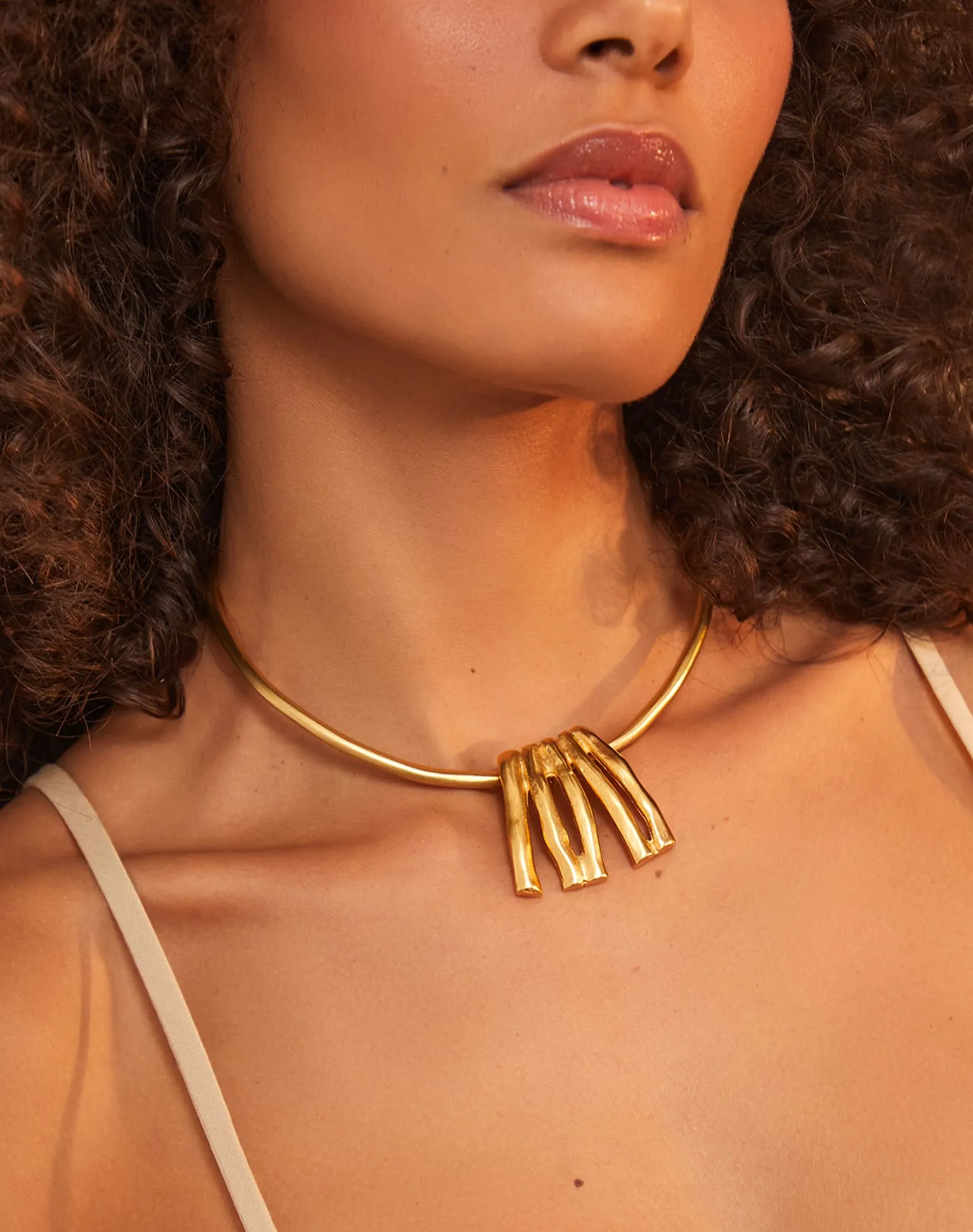 Coral Pendant - Gold sold by Vix product image thumbnail 2