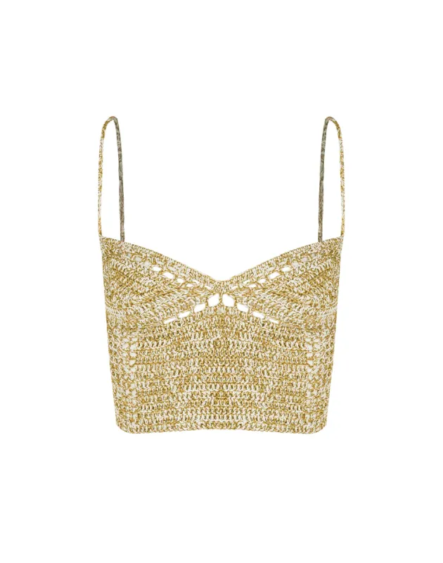 Celeste Top - Off White made by Vix