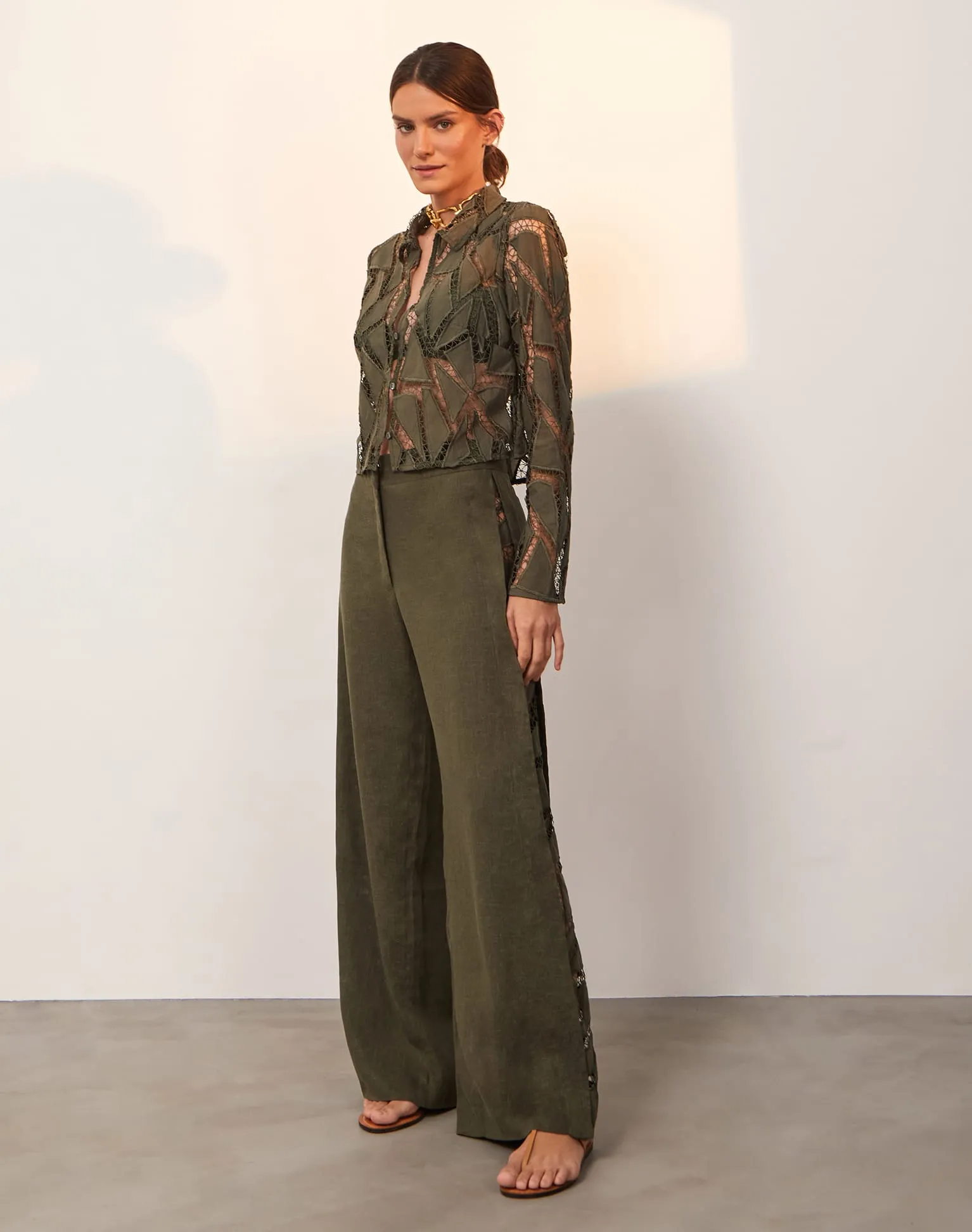 Bree Pants - Evergreen sold by Vix product image thumbnail 2