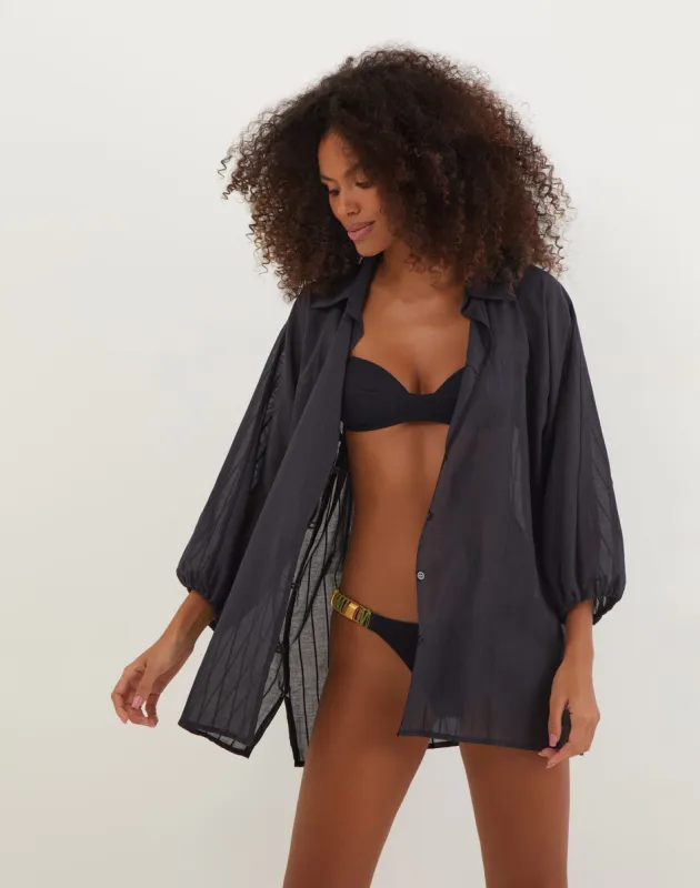 Moana Short Cover Up - Black sold by Vix