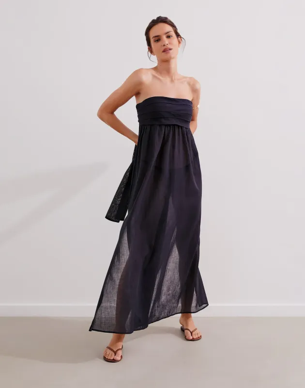 Davina Long Cover Up - Black sold by Vix