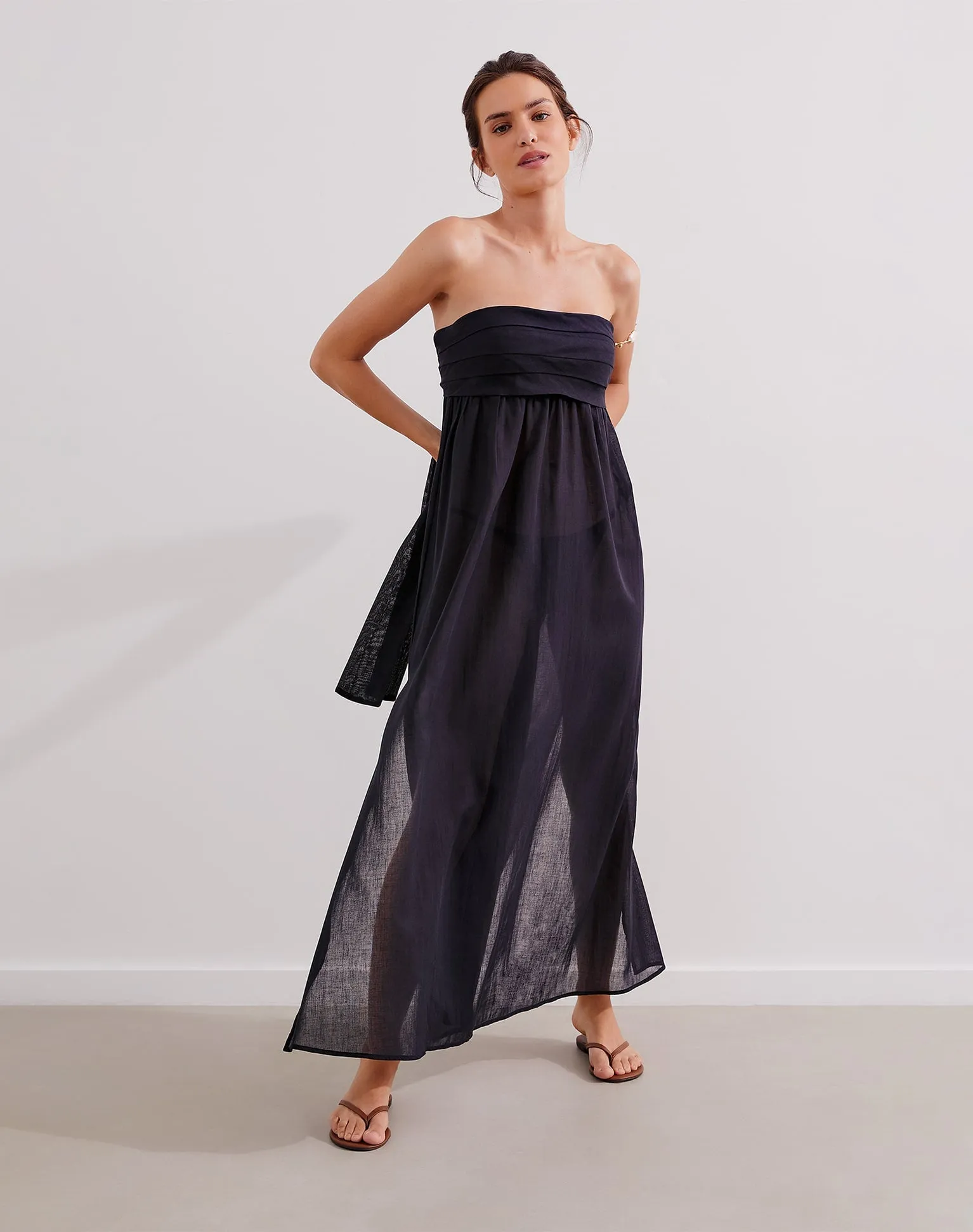 Davina Long Cover Up - Black sold by Vix