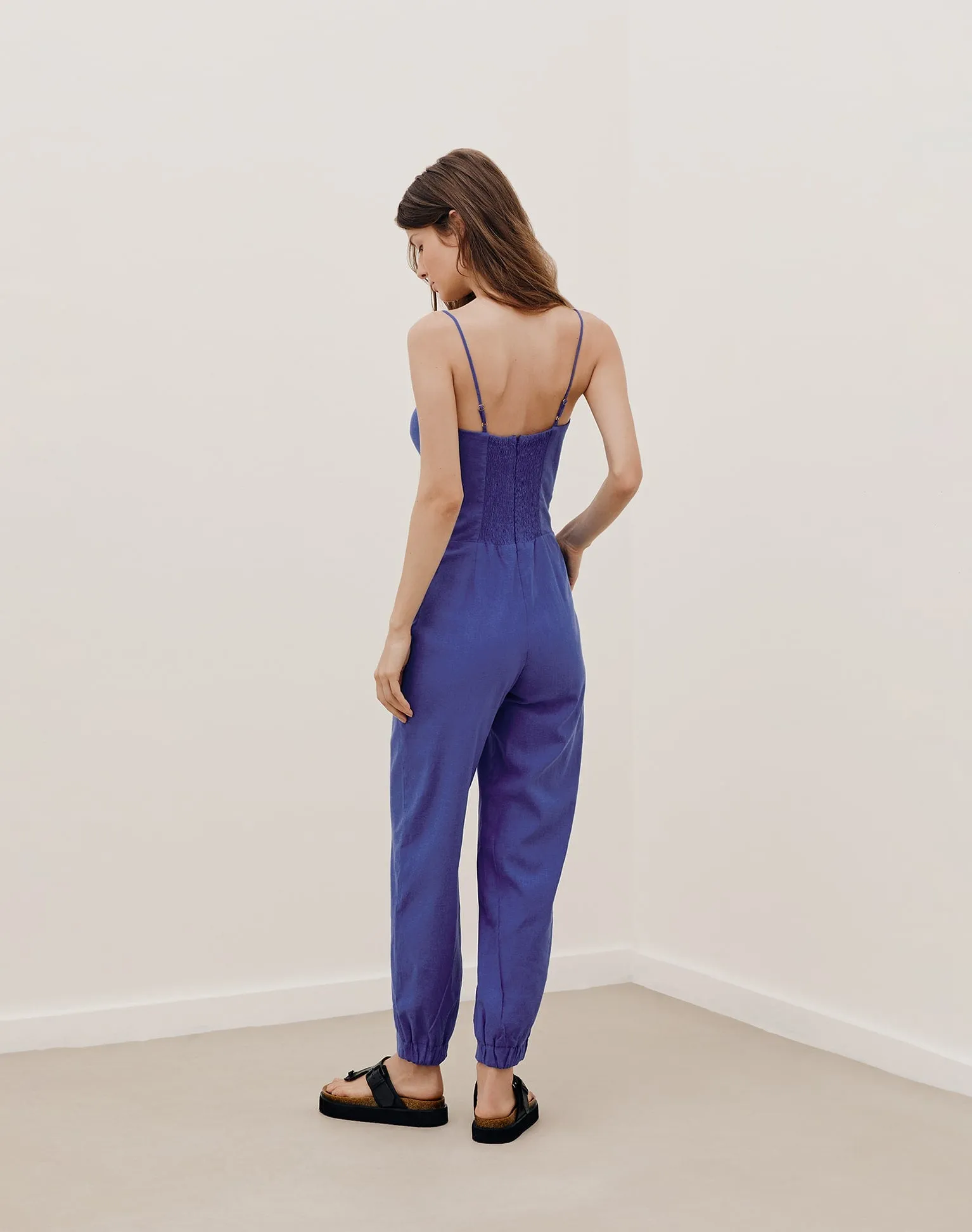 Tuane Detail Jumpsuit (exchange only) - Lazuli sold by Vix product image thumbnail 2