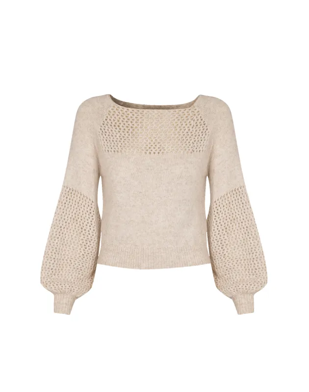 Teresa Sweater - Off White sold by Vix