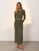 Mira Long Sleeve Top (Exchange Only) - Evergreen sold by Vix