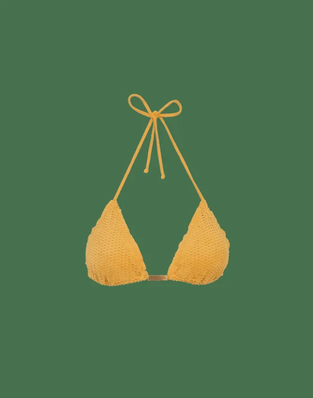 Scales Ripple Top (final sale) - Mustard sold by Vix