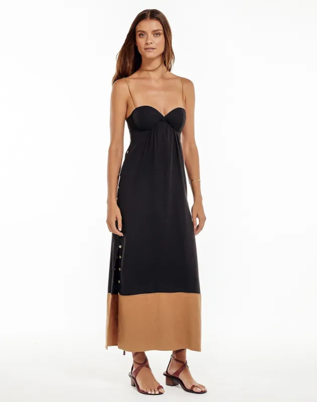Iris Long Dress - Black sold by Vix