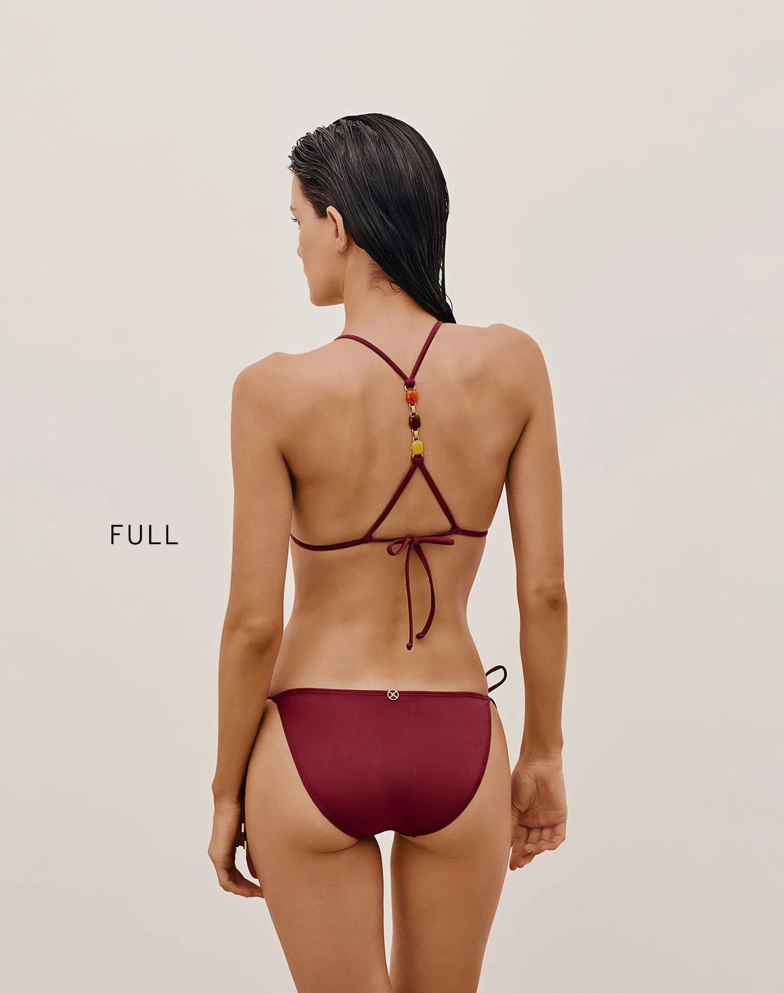 Tie Side Bottom (exchange only) - Cranberry sold by Vix product image thumbnail 4