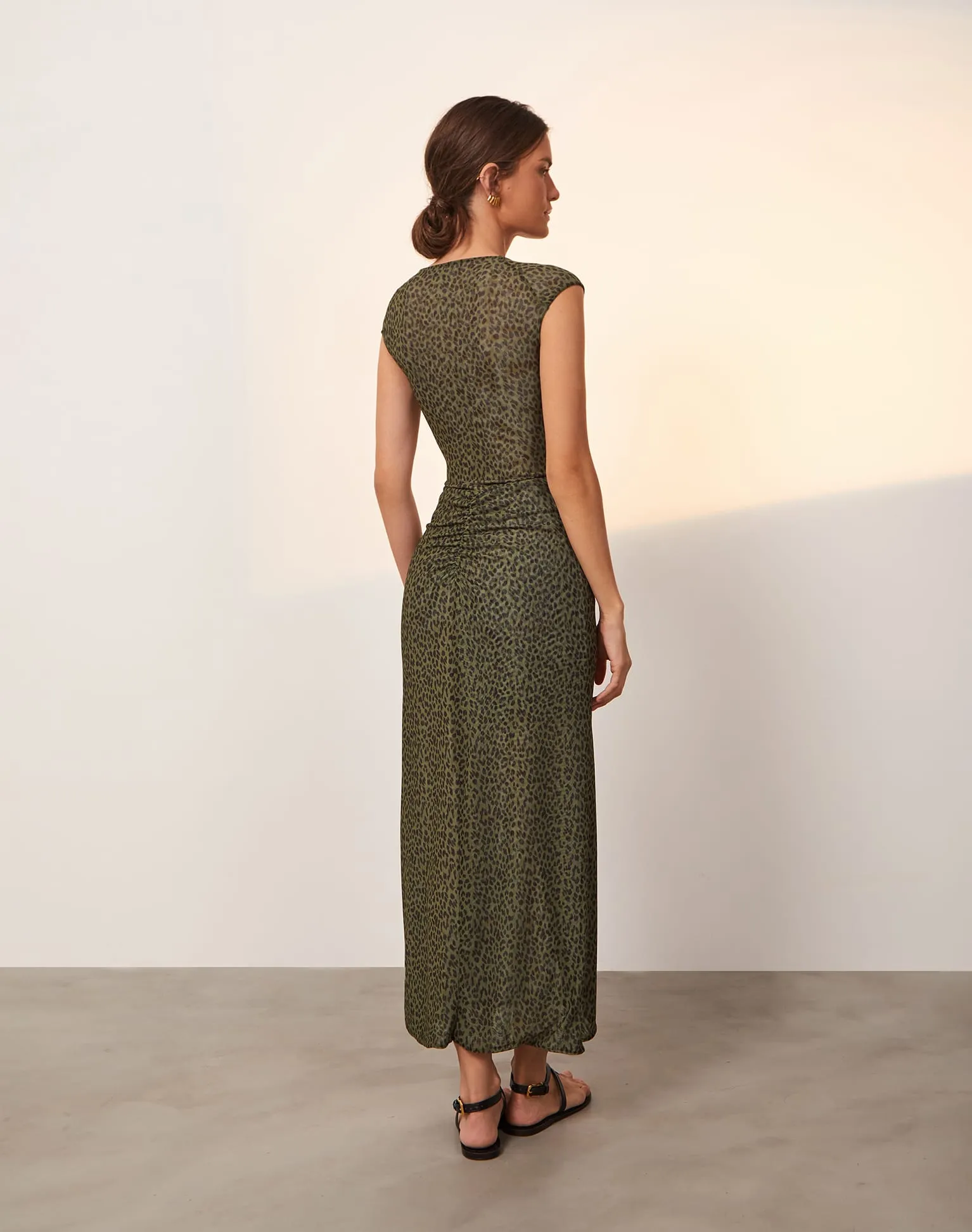 Tori Midi Dress - Rosewood sold by Vix product image thumbnail 2