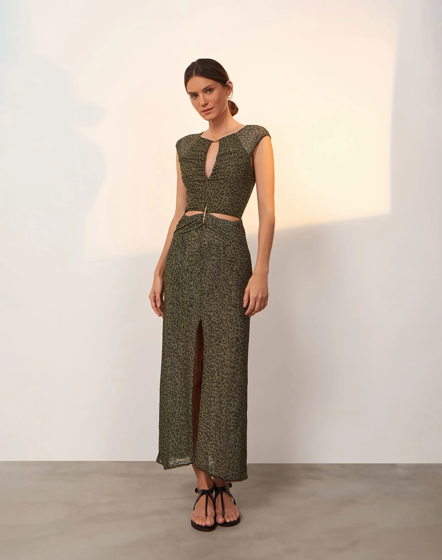 Tori Midi Dress - Rosewood sold by Vix