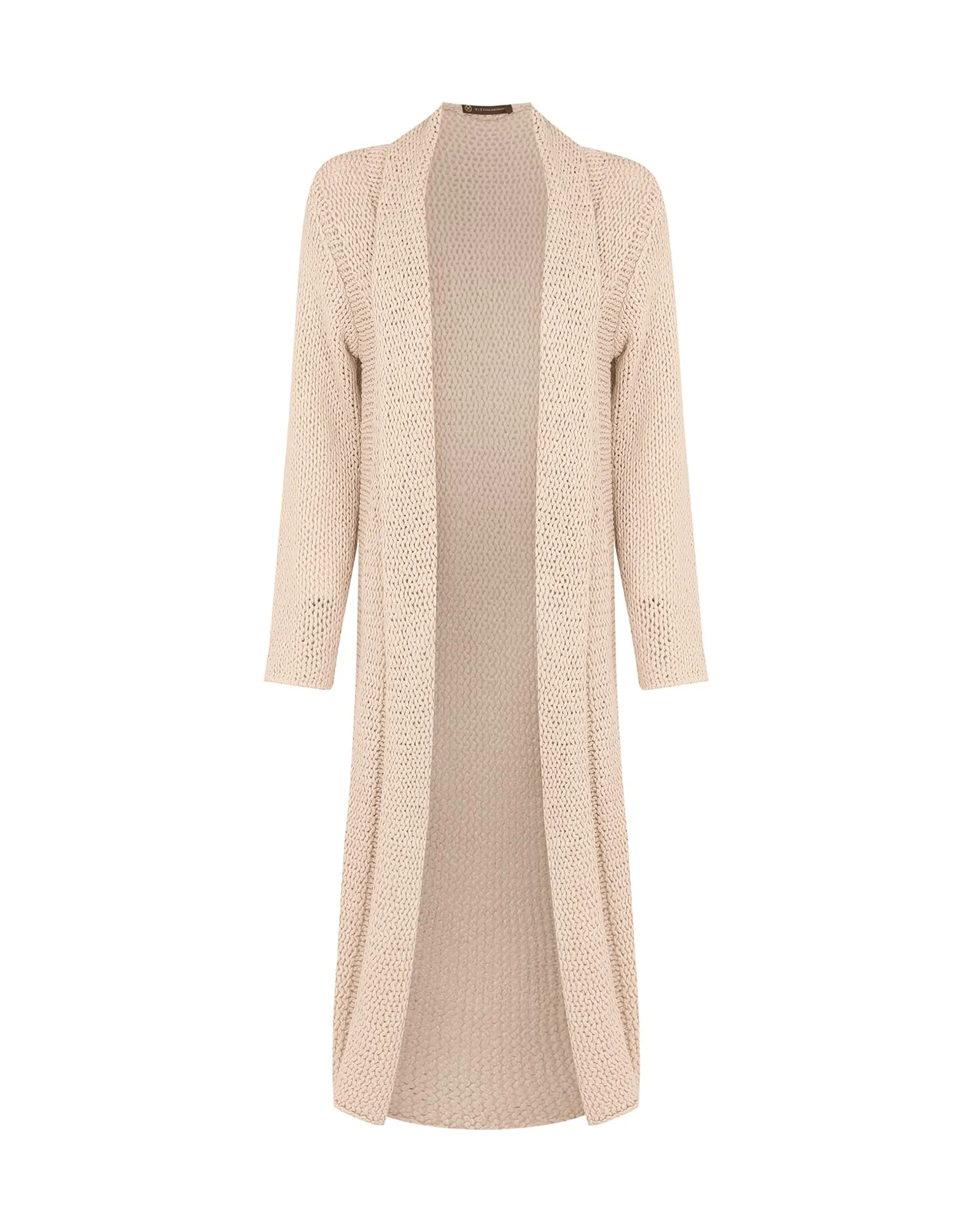 Knit Midi Long Cardigan - Off White sold by Vix