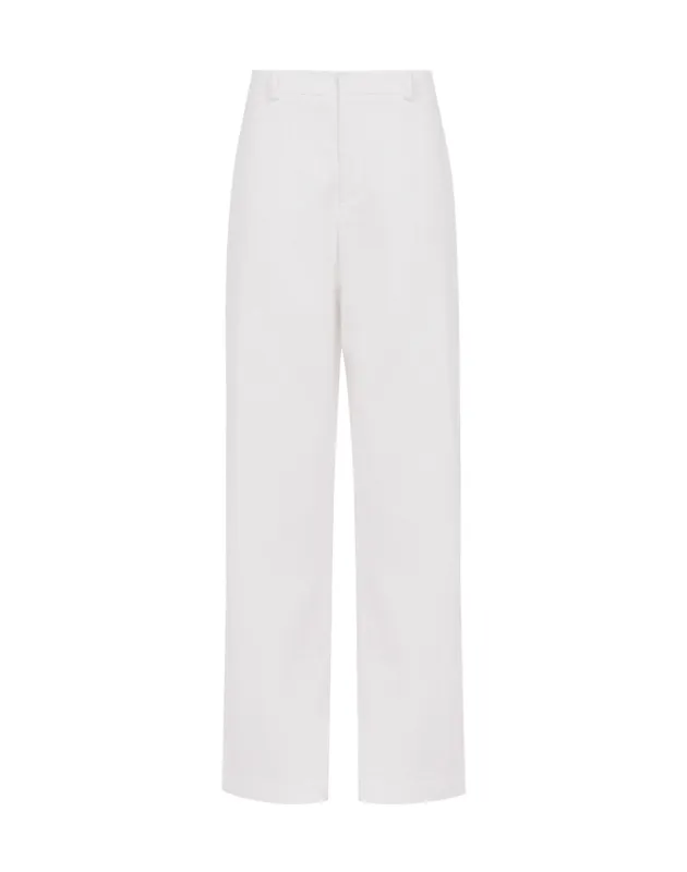 Giulia Tailored Pants - Off White sold by Vix