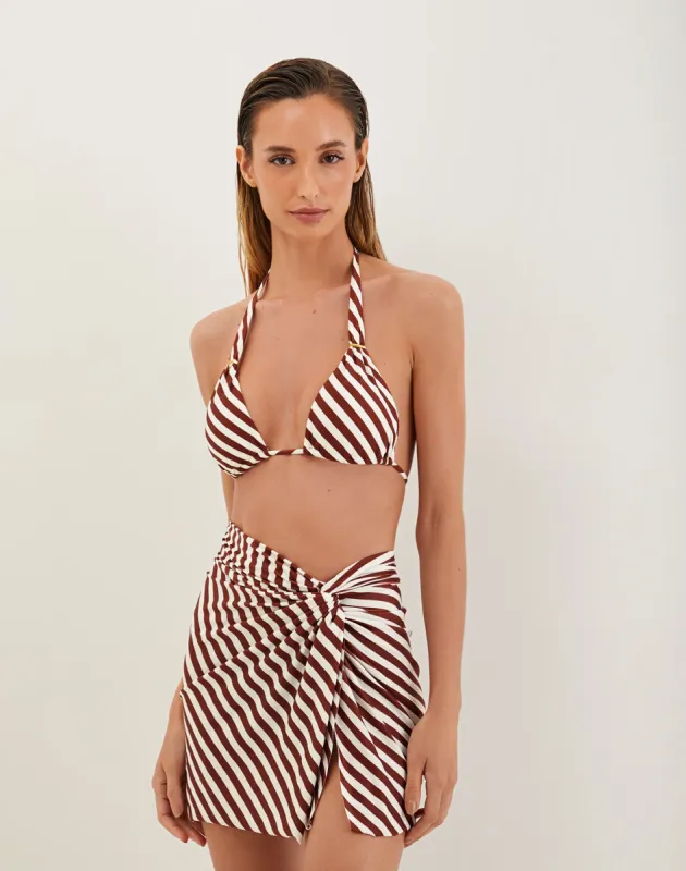 Karen Mini Pareo Skirt - Boardwalk sold by Vix