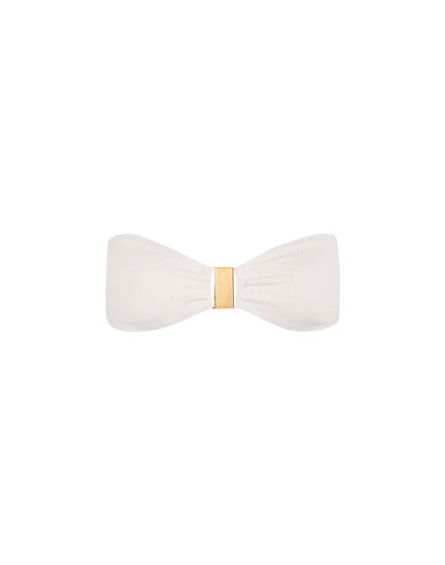 Firenze Becky Bandeau Top - White sold by Vix