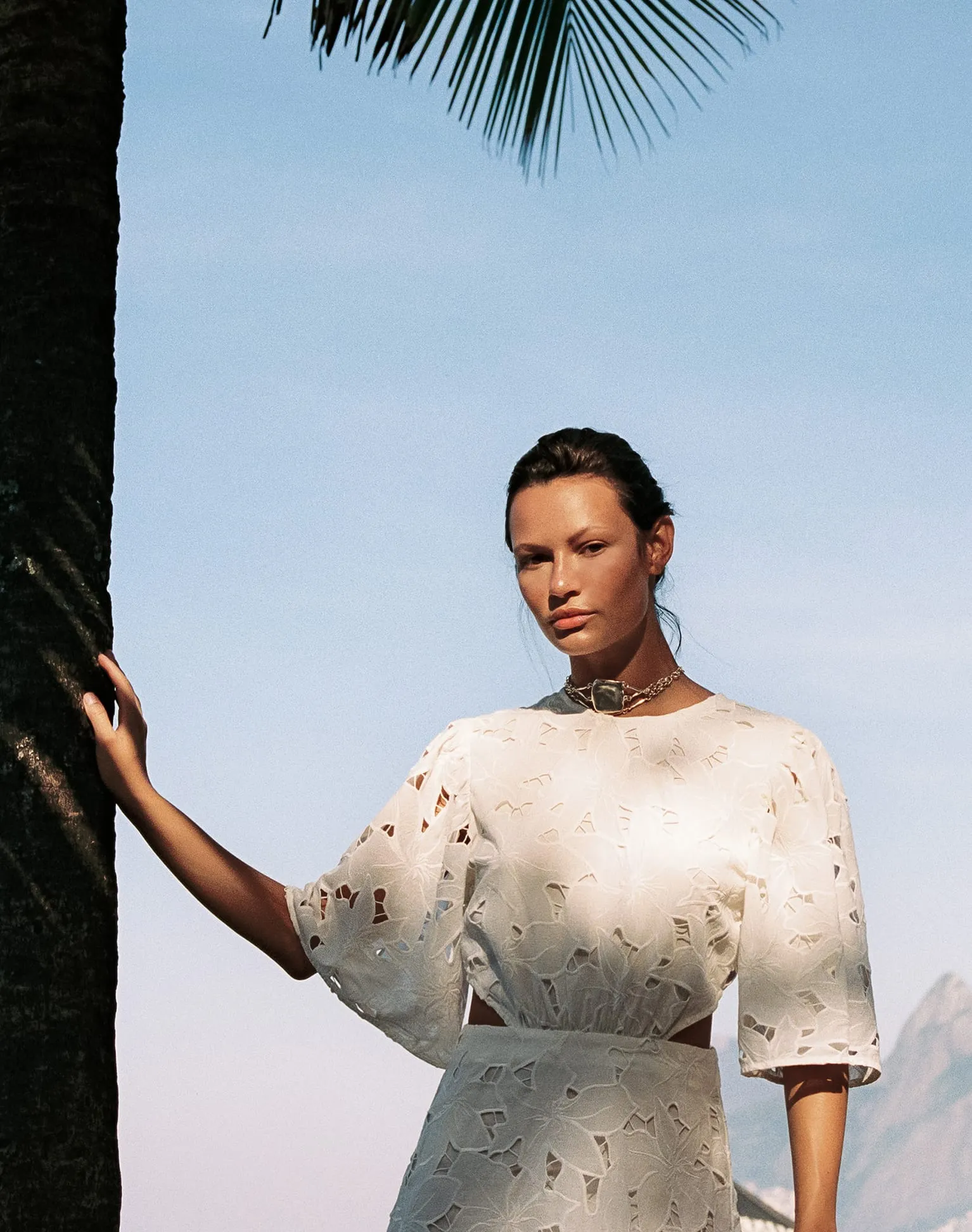 Babi Short Dress - Off White sold by Vix product image thumbnail 4