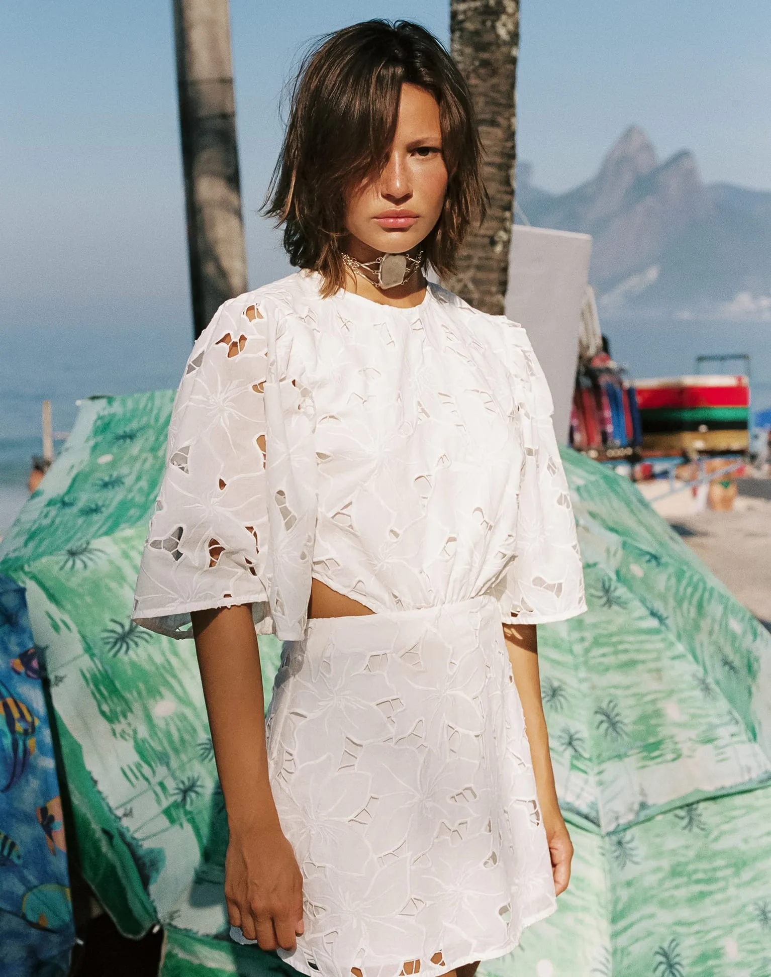 Babi Short Dress - Off White sold by Vix product image thumbnail 2