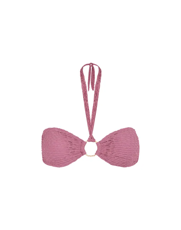 Mesh Ring Bandeau Top - Charming sold by Vix