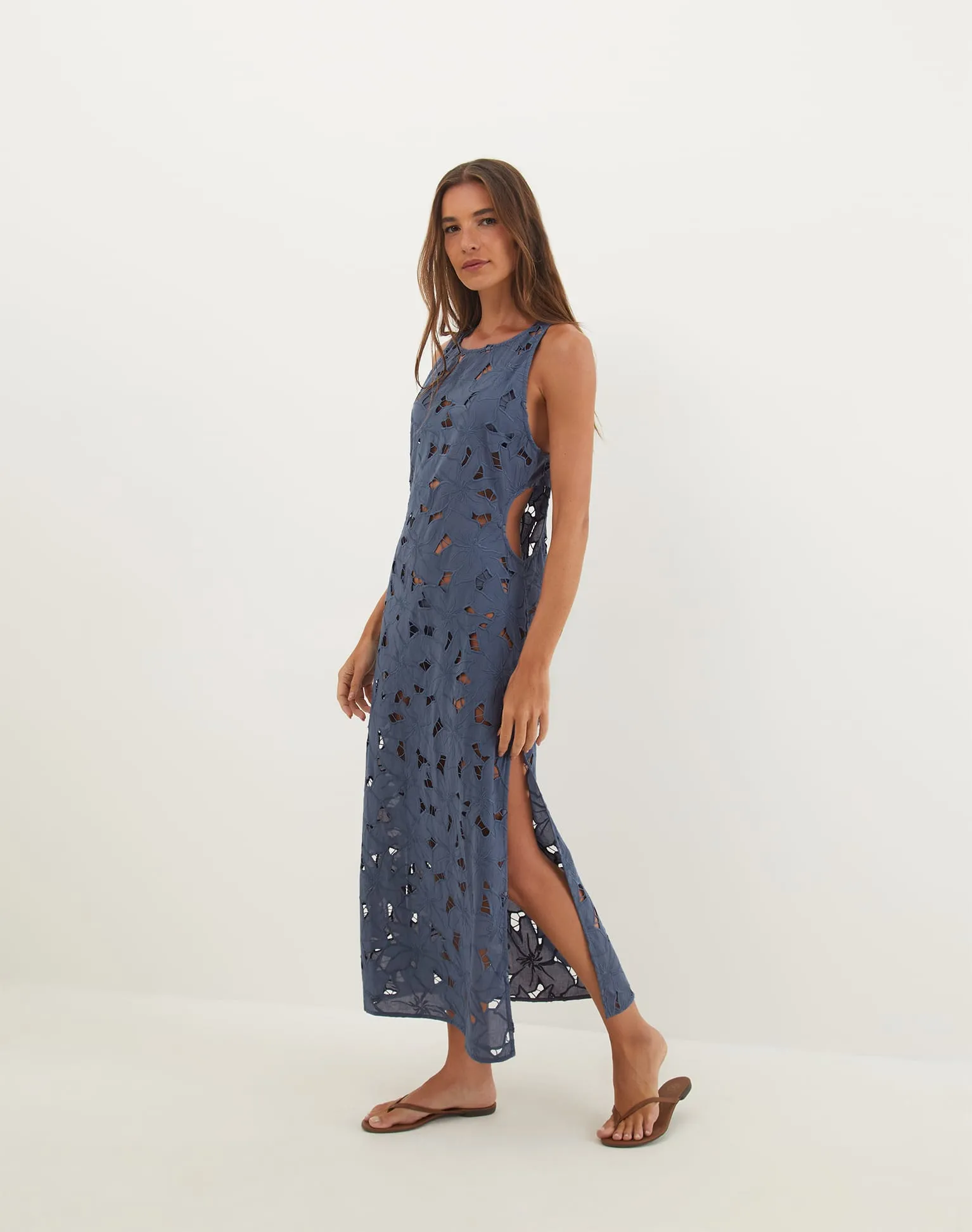 Sofia Long Cover Up Dress - Bayside sold by Vix