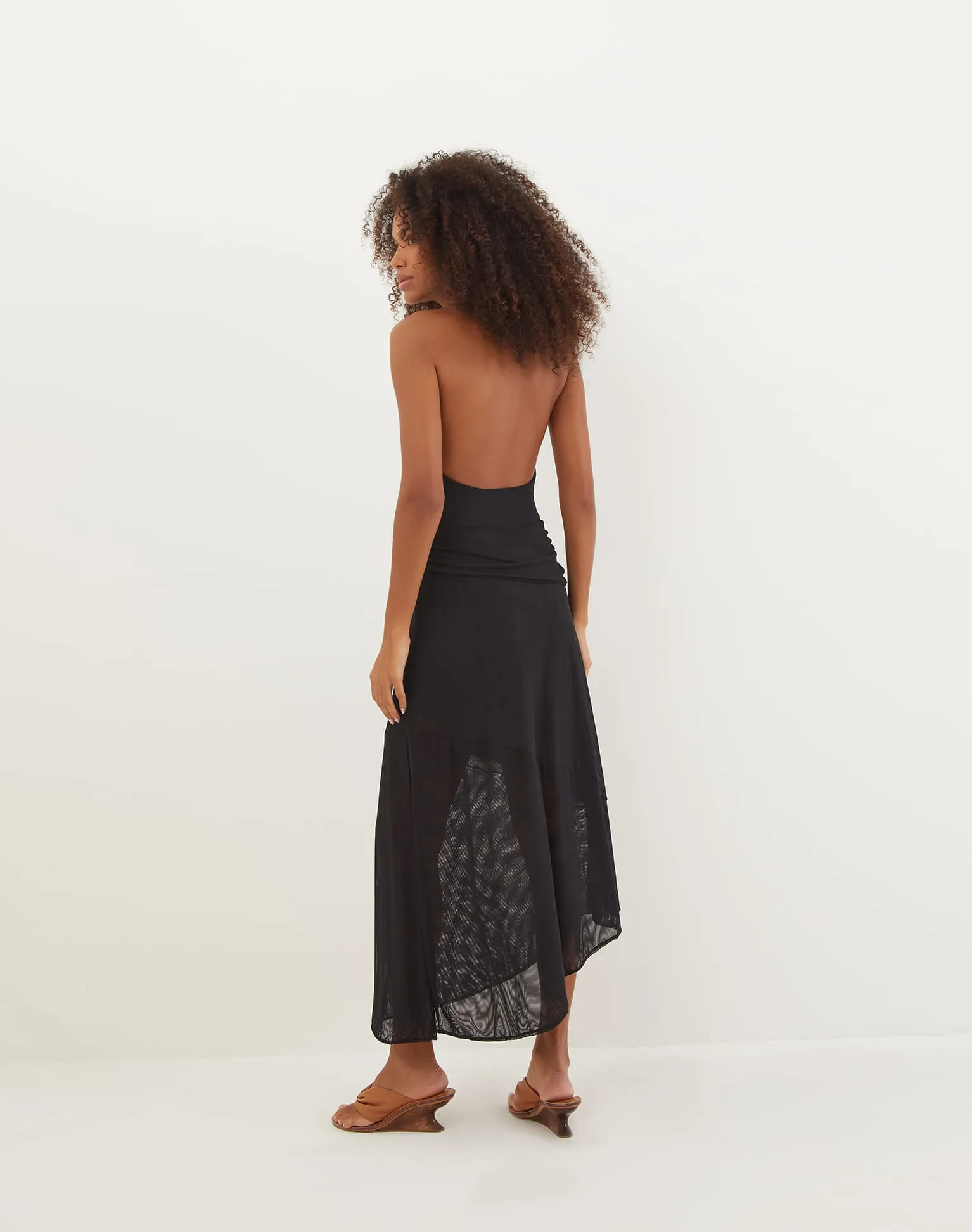 Zita Midi Dress (Final Sale) - Black sold by Vix product image thumbnail 3