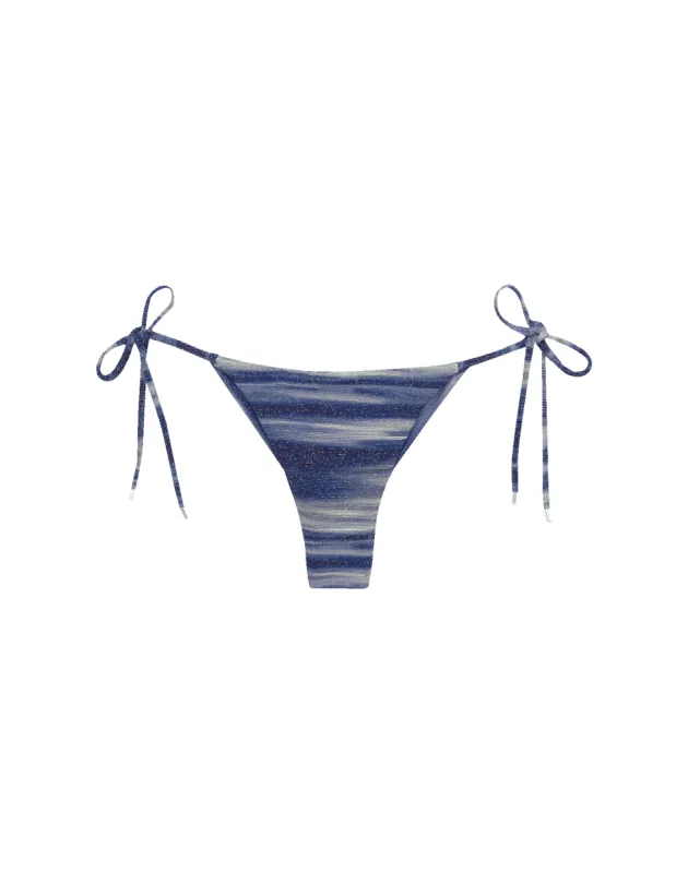 Lurex Tie Side Bottom - Moonlight sold by Vix