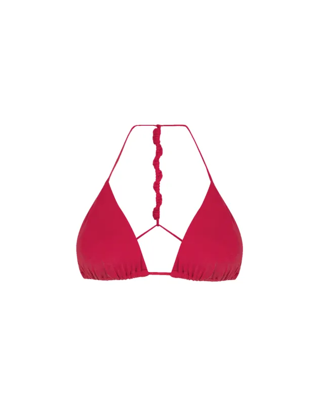 Holly T Back Tri Top - Summerwine sold by Vix