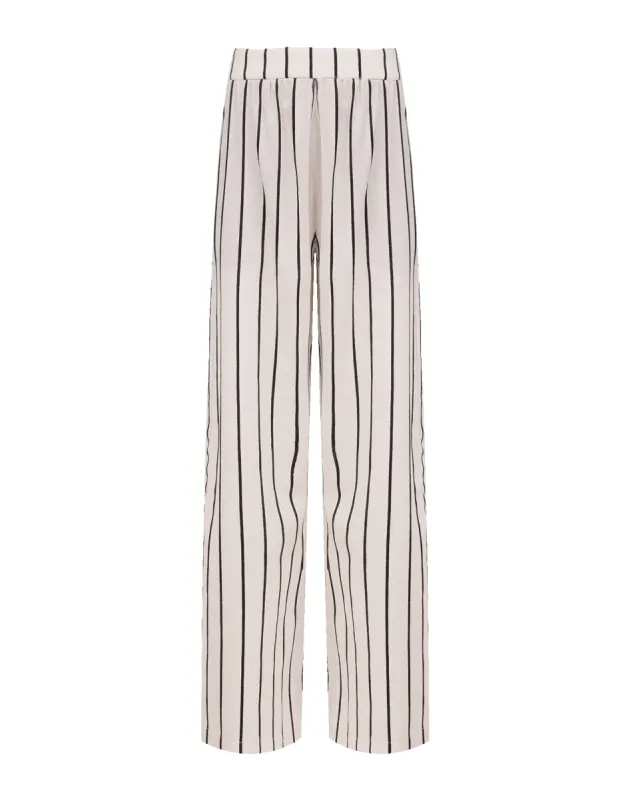 Karine Wide Leg Pants - Serpentine sold by Vix