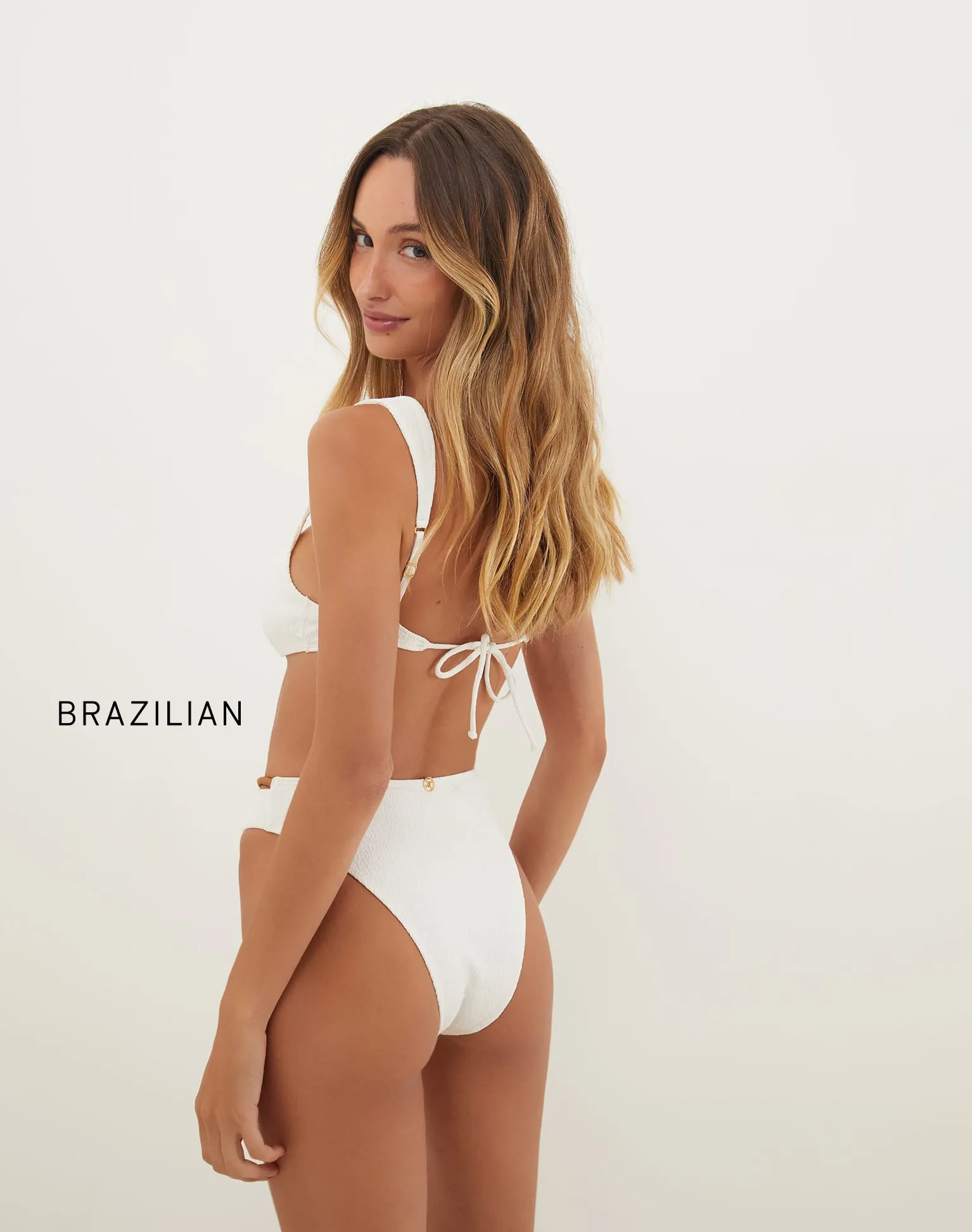 Firenze Aika Gigi Hot Pant Bottom - White sold by Vix product image thumbnail 4