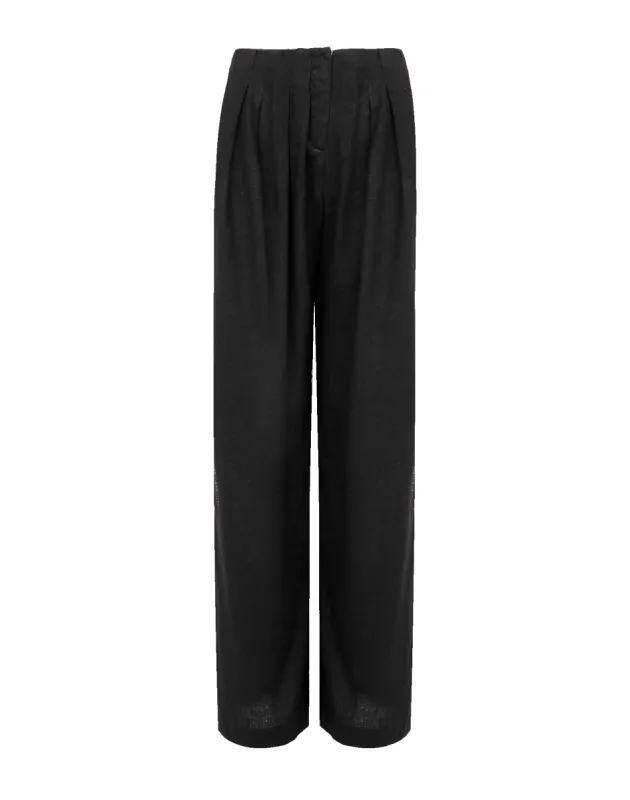 Alessia Wide Pants - Black sold by Vix