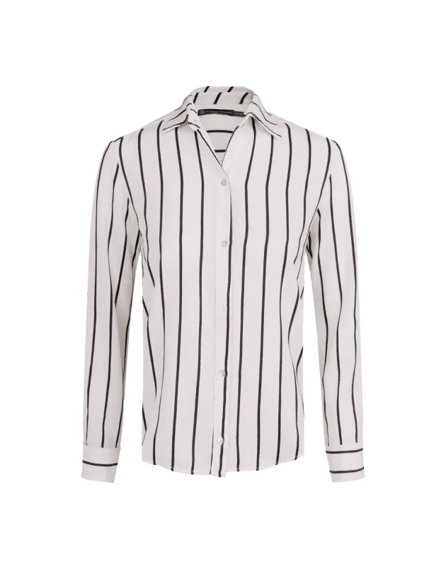 Dina Button Up Blouse - Serpentine sold by Vix