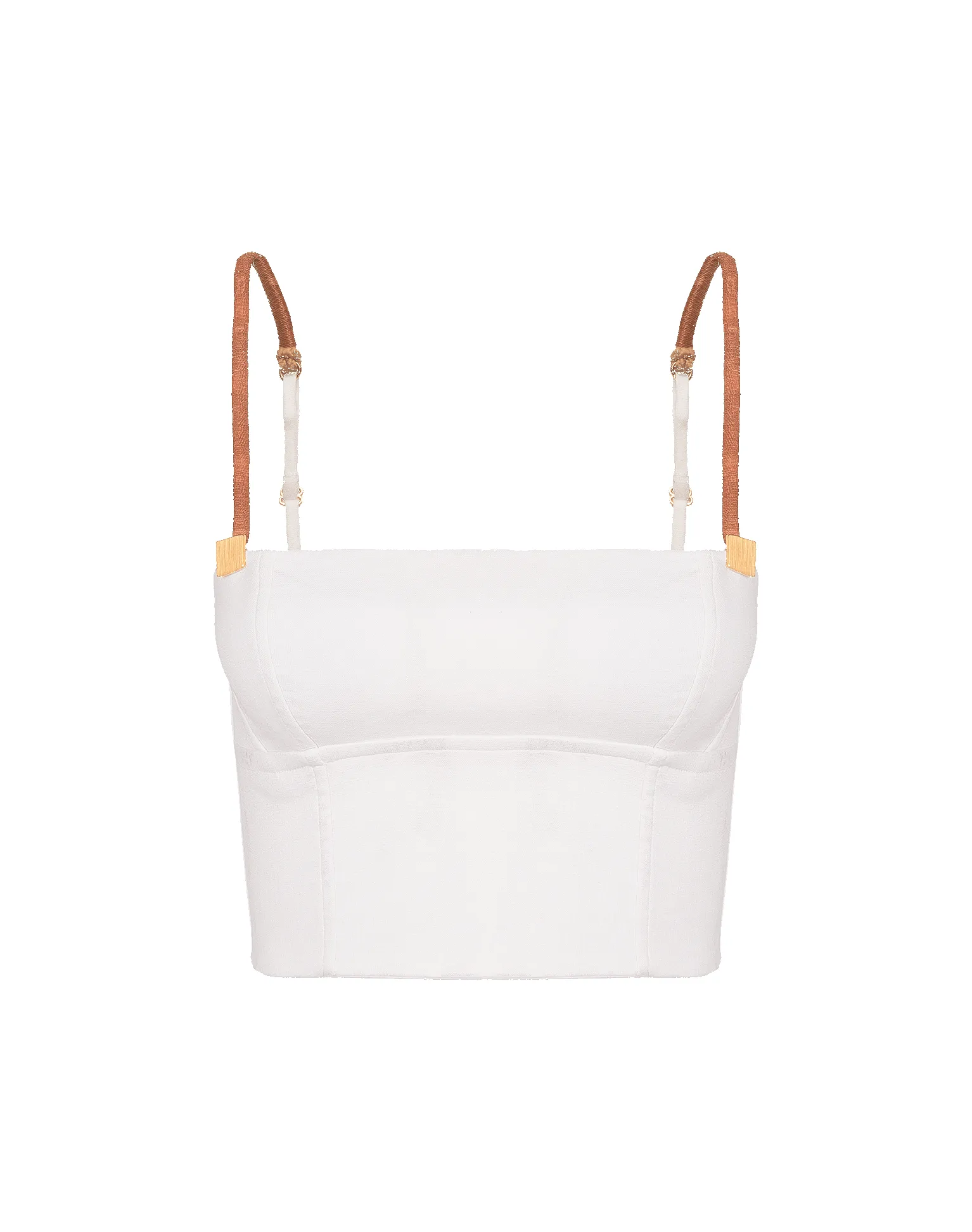 Aika Cropped Top - Off White sold by Vix