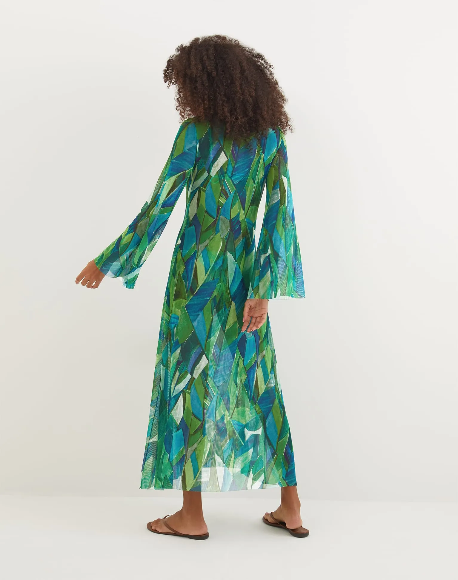 Lidi Long Cover Up Tunic - Tropics sold by Vix product image thumbnail 2